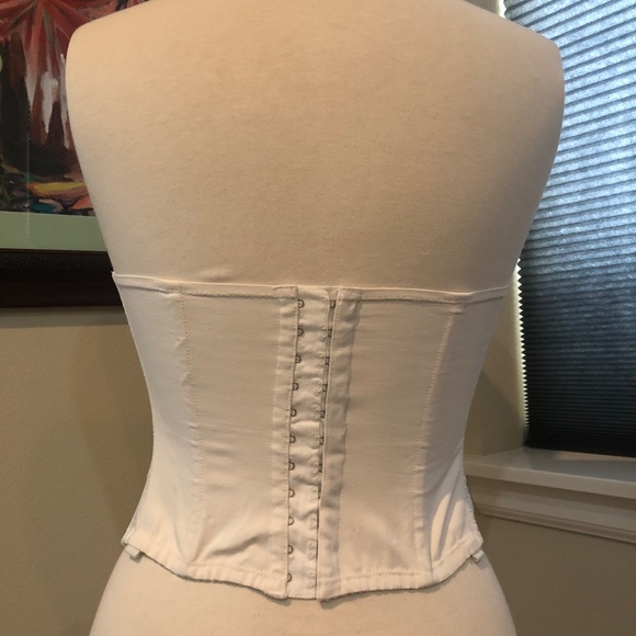 Vtg. 50’s Confidential by Formfit Longline White Strapless Bra/ - NOS 34C - Picture 3 of 14